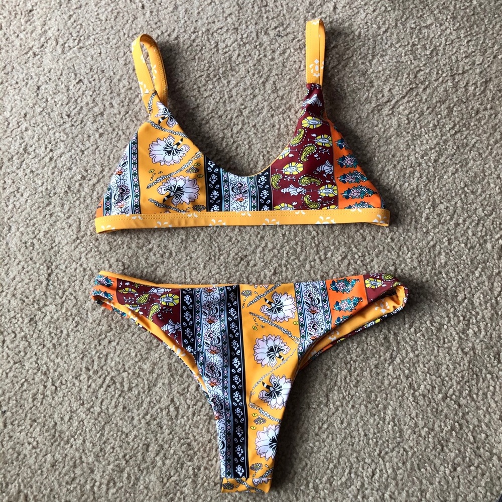 Printed Zaful Bikini